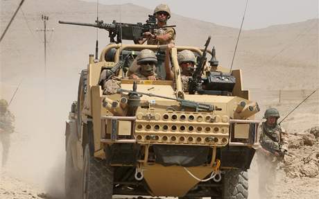 Britské jednotky v Afghánistánu.