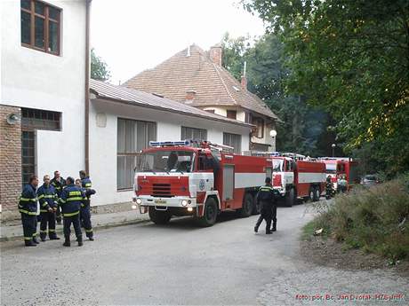 Brnntí hasii likvidovali poár v Brn-Lesné