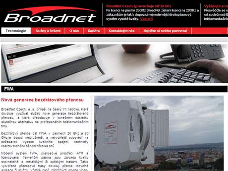Vodafone koupil firmu BroadNet Czech