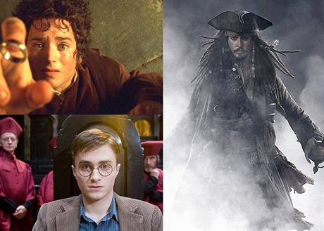 Nejspnj hrdinov filmovch sri: Frodo Pytlk, Harry Potter a Jack Sparrow