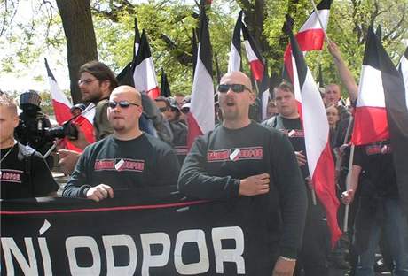 Prvomjov pochod neonacist Brnem