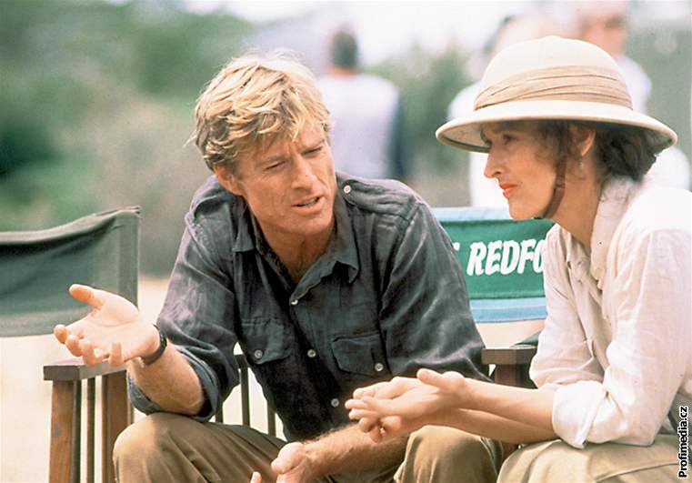 Robert Redford se Sibylle Szaggarsovou (vlevo)