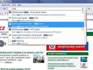 Firefox - vceelov adresn dek