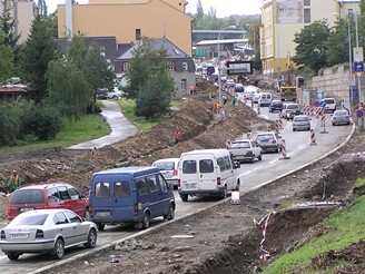 Prodlouen tramvajov trat do Radlic