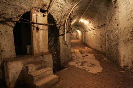 Podzemní prostory vznice na Mírov; ilustraní foto.