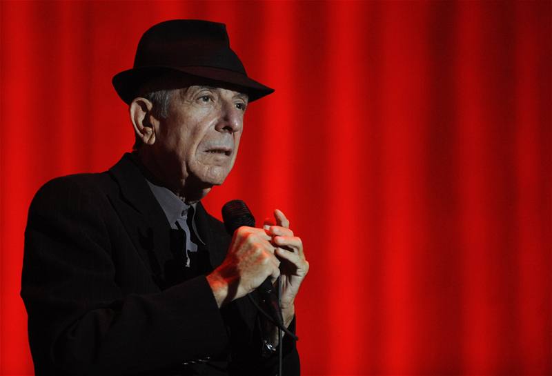 Leonard Cohen pi praském koncertu 