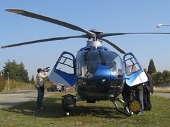 Policejn vrtulnk EC 135 T2