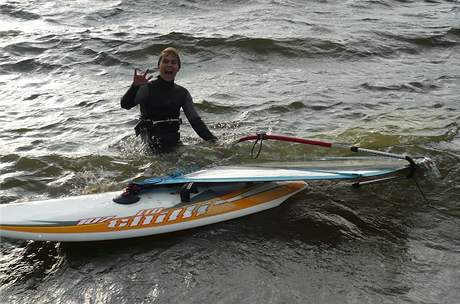 Windsurfing v Nechranich: euforie po akci