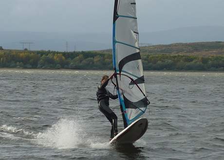 Windsurfing v Nechranich