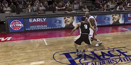 Barack Obama má reklamu i ve videohe NBA Live 08.