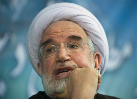 Bývalý pedseda íránského parlamentu a prezidentský kandidát Mahdí Karrúbí