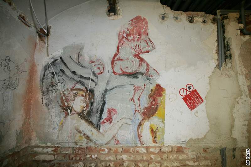 Kresby z podzemí brnnského Domu umní
