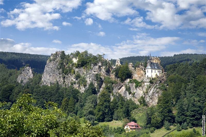 Vranov (Pantheon) - nejvtí skalní hrad v esku