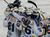 Plzeň se raduje z gólu Plzeň se raduje z gólu