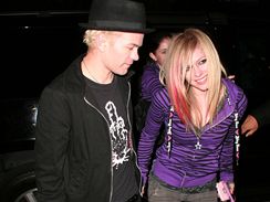 Avril Lavigne se svm manelem Deryckem Whibleym