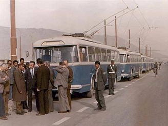 eskoslovensk trolejbusy v Kbulu (1977)