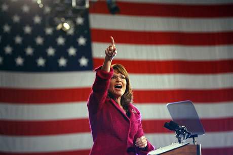 Za pár let bych se mohla stát prezidentkou, svila se Palinová falenému Nicolasi Sarkozymu.