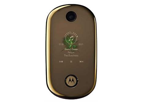 Motorola U9 ve zlatém provedení