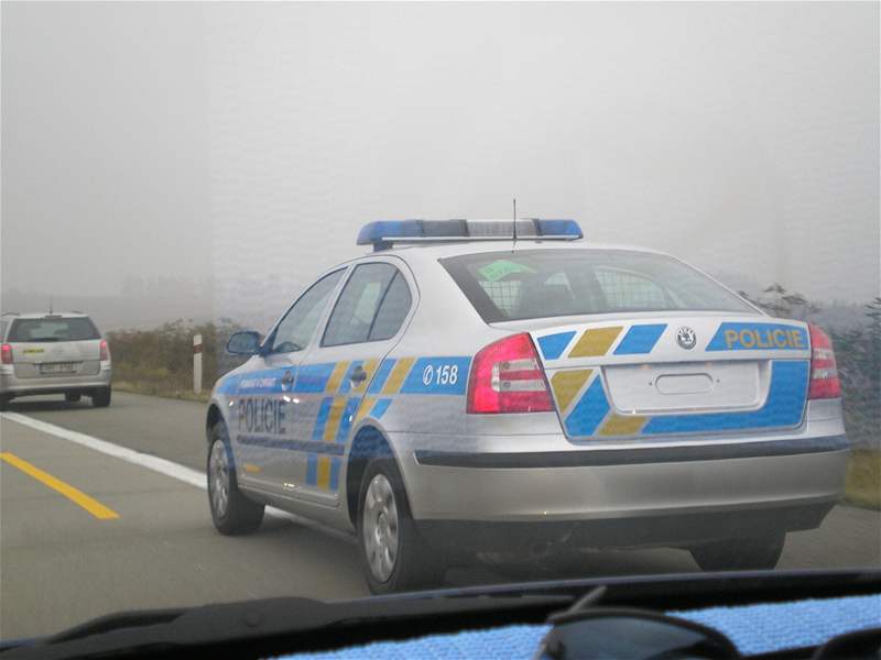 Nová policejní auta na dálnici D1 (22.10.2008)