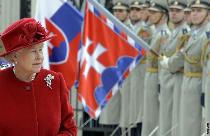Britská královna Albta II. na návtv Slovenska (2008)