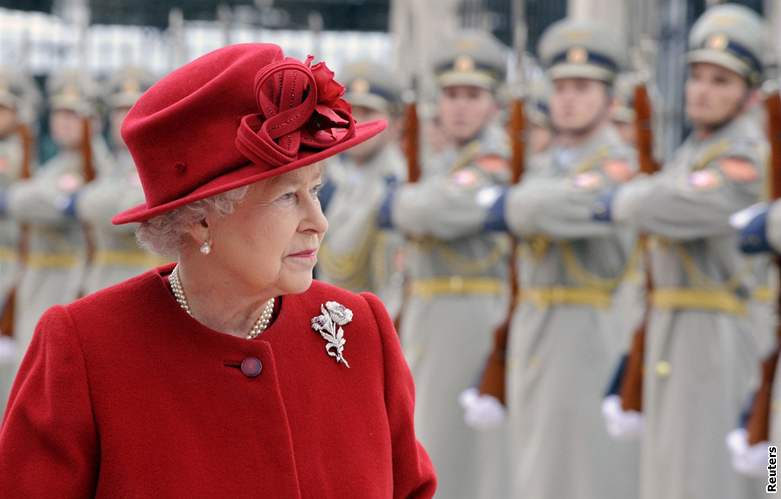 Britská královna Albta II. na návtv Slovenska (23.10.2008)