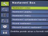 Set-top box Philips - hlavn menu