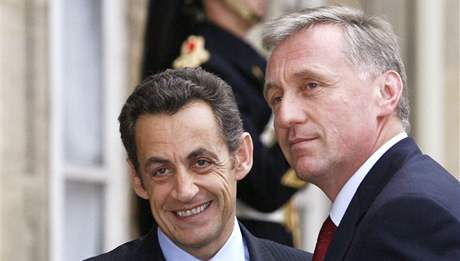 Mirek Topolánek a jeho pedchdce v ele pedsednictví EU Nicolas Sarkozy spolu dosud vycházeli.