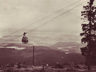 Lanovka na ernou horu, 1928