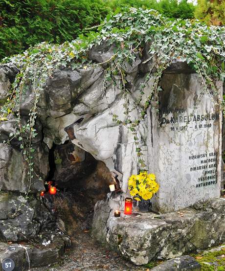 Hrob archeologa Karla Absolona v Brn