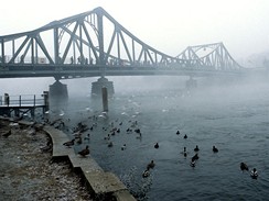 Německo, Berlín, Glienicker Brücke