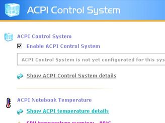 Notebook Hardware Control