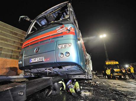 Nehoda autobusu u Hannoveru