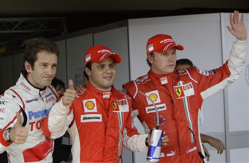 Jarno Trulli, Felipe Massa, Kimi Raikkonen