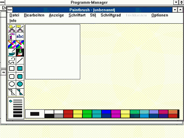 Microsoft Windows 3.0 - Paintbrush