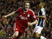 Liverpool - West Bromwich Albion: domc Keane oslavuje gl