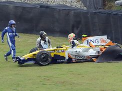 Velk cena Brazlie: Nelson Piquet skonil v prvnm kole