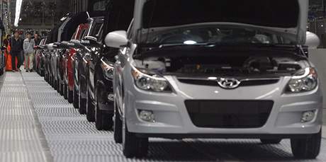 Slavnostní zahájení výroby Hyundai v Noovicích (10. listopadu 2008)