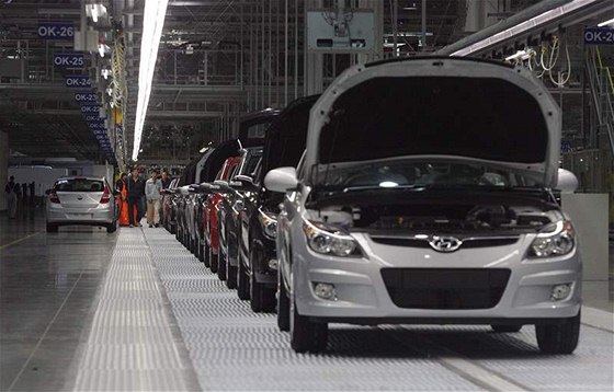 Slavnostní zahájení výroby Hyundaie v Noovicích (10. listopadu 2008)