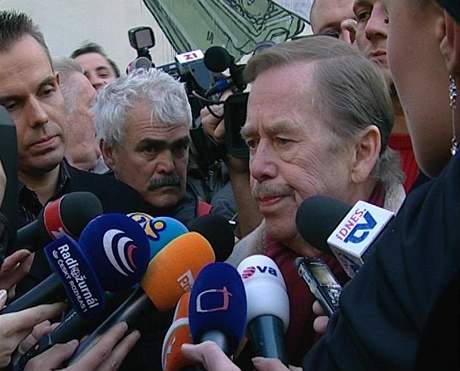 Václav Havel na Národní tíd