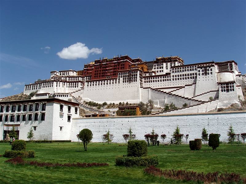 Tibet, Lhasa, palác Potala 
