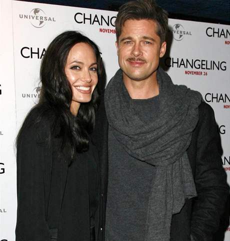 Angelina Jolie s partnerem Bradem Pittem