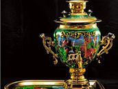 Tradiční ruský samovar. Tradiční ruský samovar.