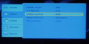 SCREEN - video config (Sencor)