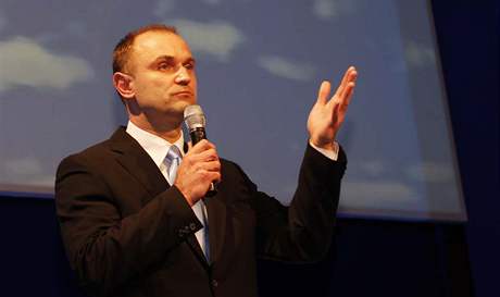 Ivan Langer bhem kongresu ODS (6. 12. 2008)