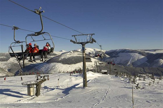 Ski areál pindlerv Mlýn