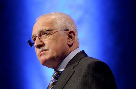 Václav Klaus bhem svého projevu na kongresu ODS (6. 12. 2008)