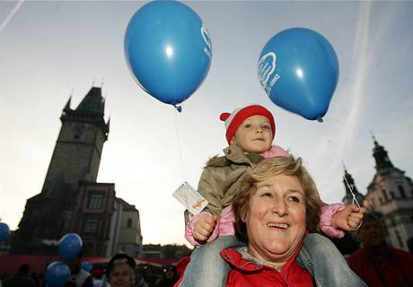 Vypoutn balonk v Praze