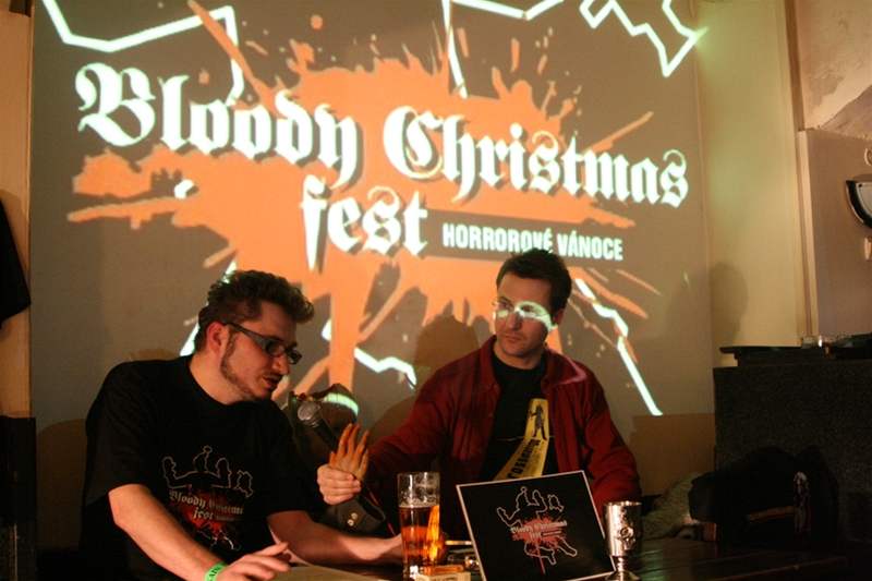 Za pípravou festivalu Bloody Christmas Fest stojí programový editel Adrian Kukal a reisér Marek Dobe.