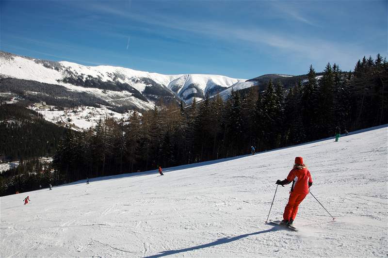 Ski areál pindlerv Mlýn