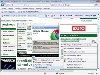 Internet Explorer 8 - akcelertor